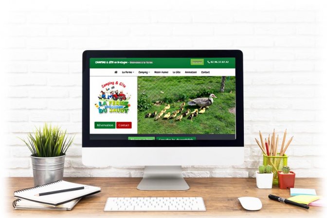 Site internet La ferme du Jaudy