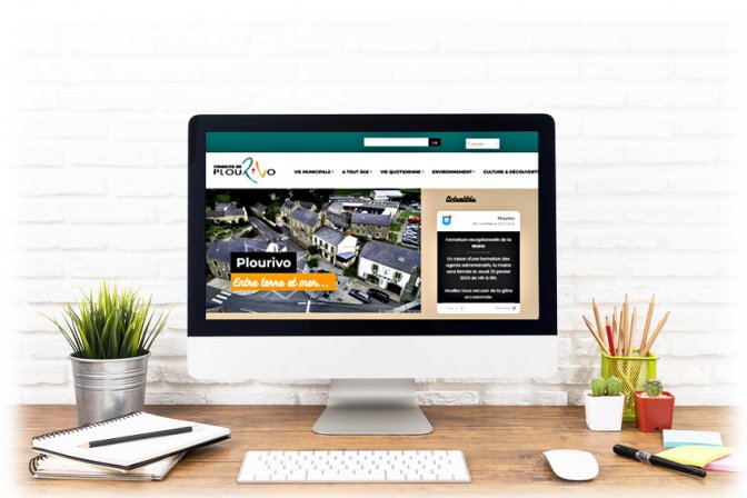 Site internet mairie de Plourivo